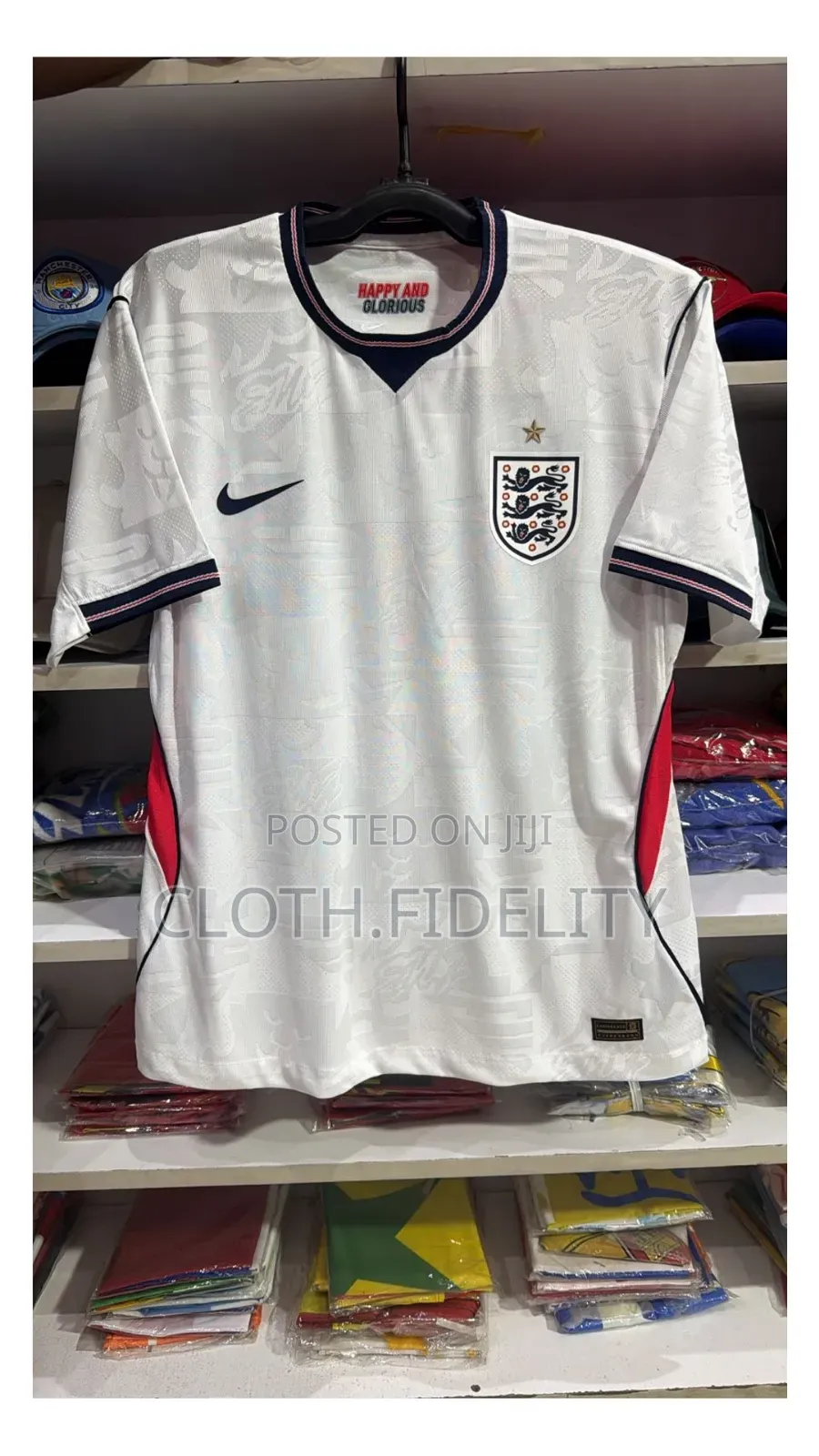 England Home Jersey World Cup 2026.(Player Version)