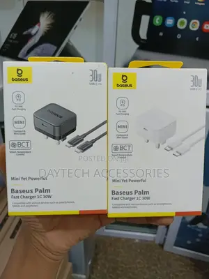 Baseus Palm Fast Charger 30w C to C Cable - Black