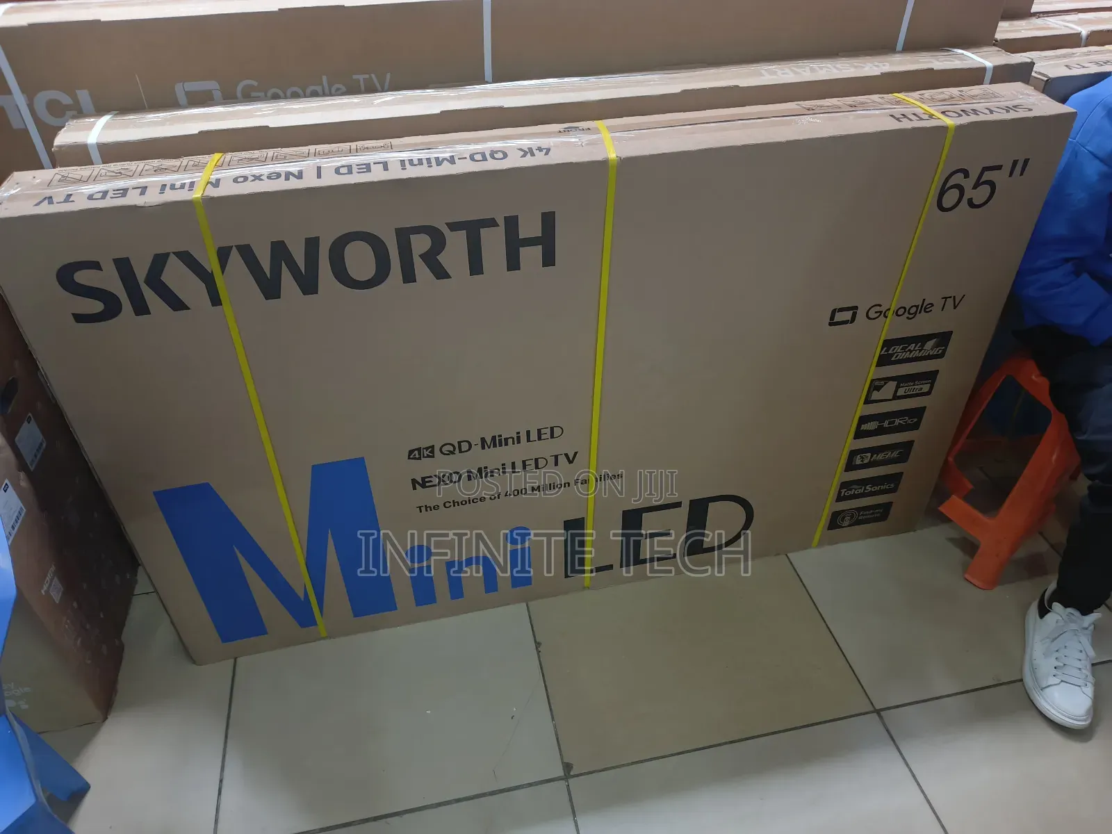 Skyworth 65 Inches Qd-Mini Led Google Tv Price in Kenya