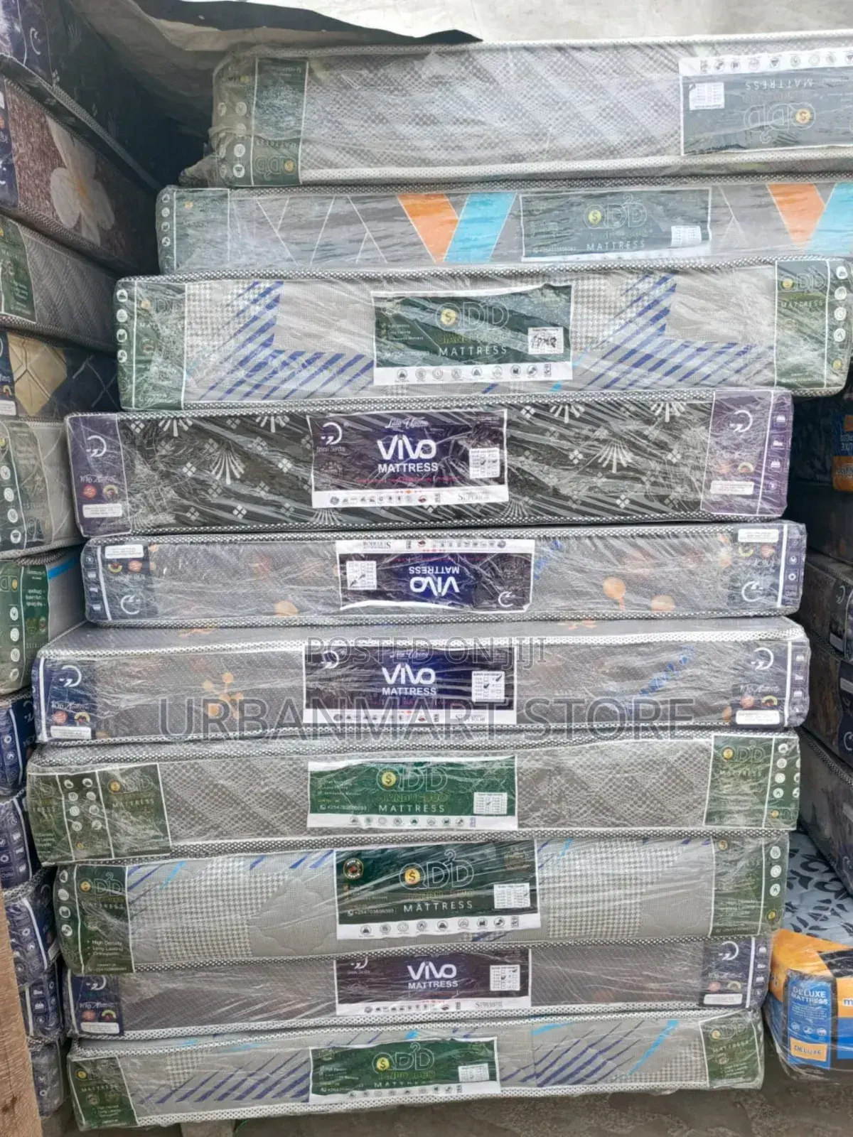 Vivo High Density Foam Mattress 3×6×6 Durable Comfort