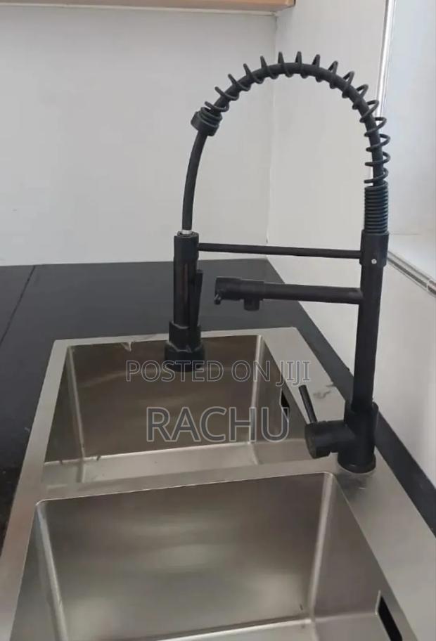 Pillar Kitchen Tap Mixer Pull Out