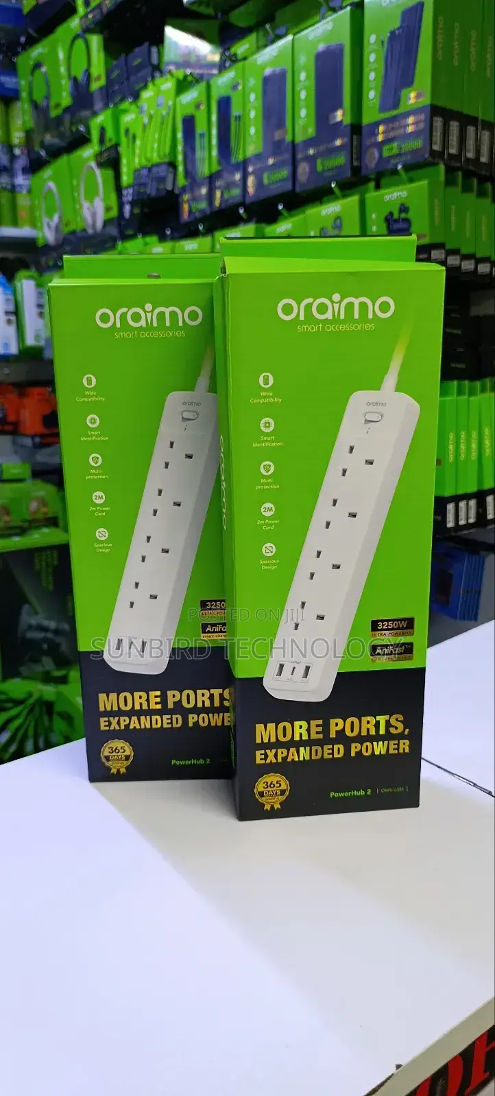 Oraimo Powerhub Ows-U351 Extension More Ports, Expanded Power