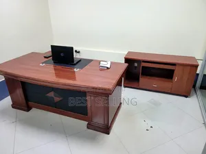 1.6m Imported Mahogany Office Desk