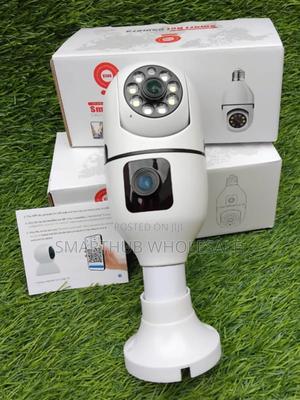 Dual Lens Bulb PTZ Camera (V380 Pro) - thumbnail 2