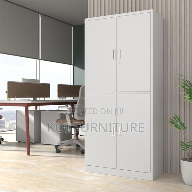 Office Cabinet : 4-Door Metal Office Filing Cabinet