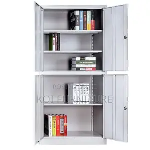 Office Cabinet : 4-Door Metal Office Filing Cabinet