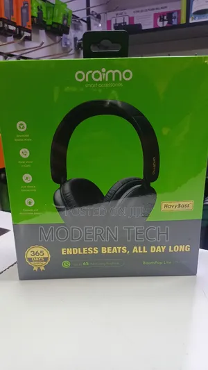 Oraimo Boompop Lite Foldable Bluetooth Headphones