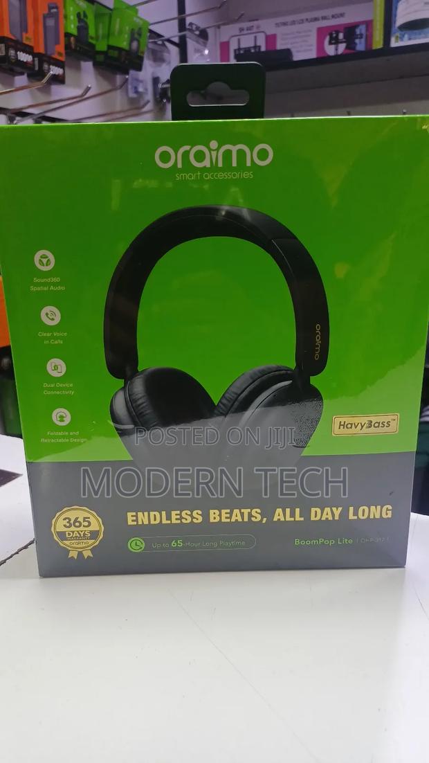 Oraimo Boompop Lite Foldable Bluetooth Headphones