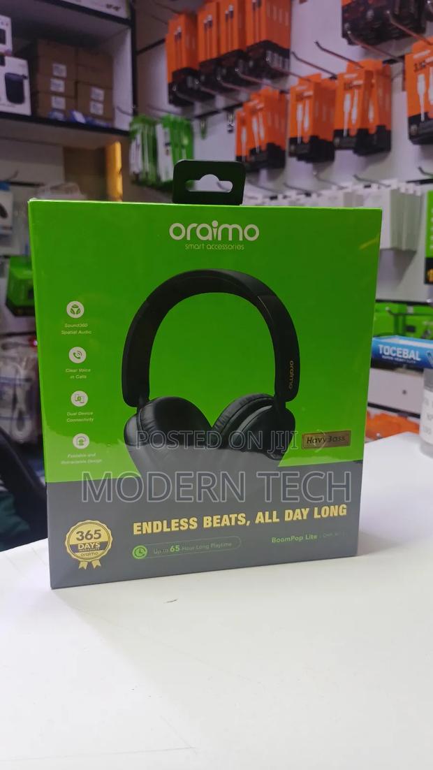 Oraimo Boompop Lite Stereo Over-Ear Headphones