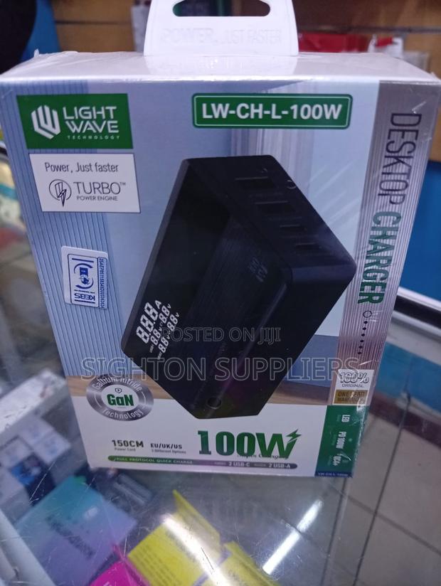 Lightwave 100w Desktop Charger (Lw-Ch-L-100w)
