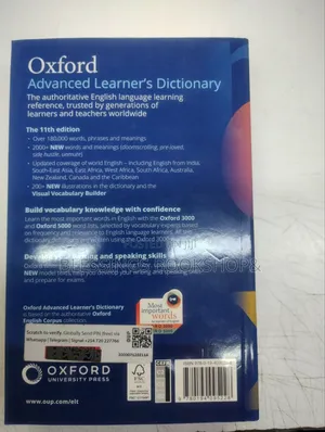 11th Edition Oxford Advanced Dictionary