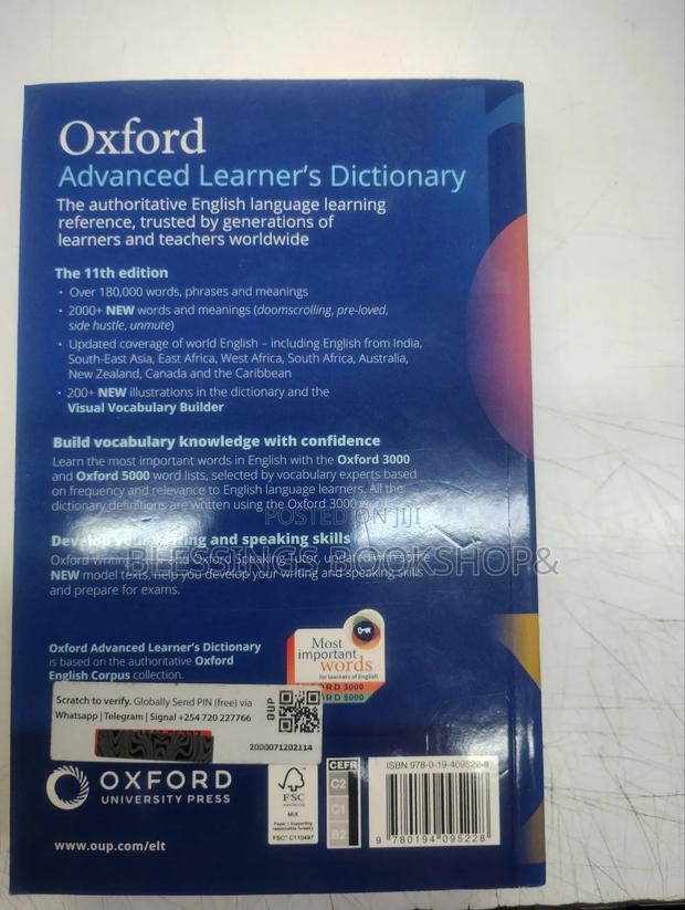 11th Edition Oxford Advanced Dictionary - thumbnail 2