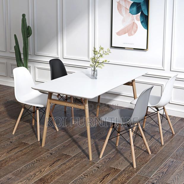 Home Chair : Black Eames Plastic Dining Chair - thumbnail 7