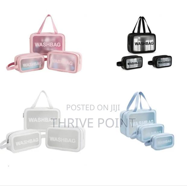 3 In 1 Waterproof Cosmetics/Wash Bags