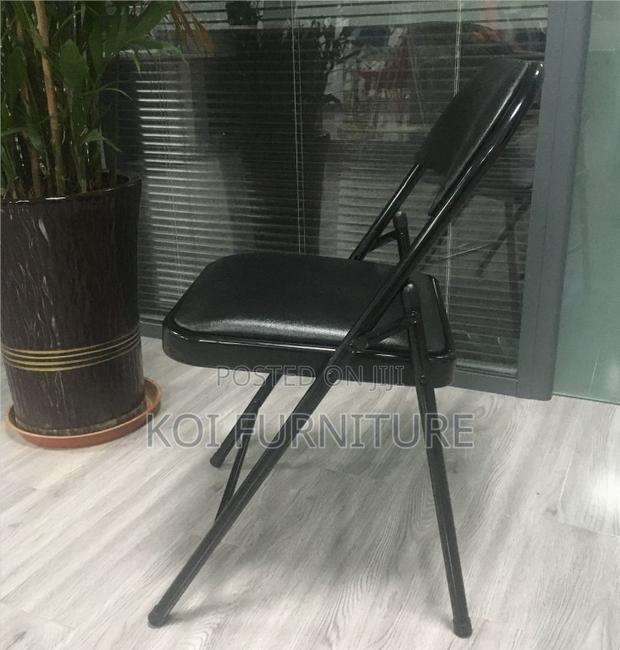 Office Chair : Foldable Pu Leather Padded Chair - thumbnail 9
