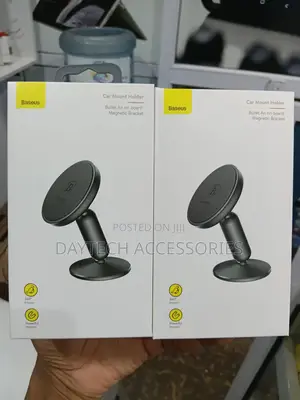 Baseus Magnetic Car Phone Holder for Dashboard 360° Rotation - Black