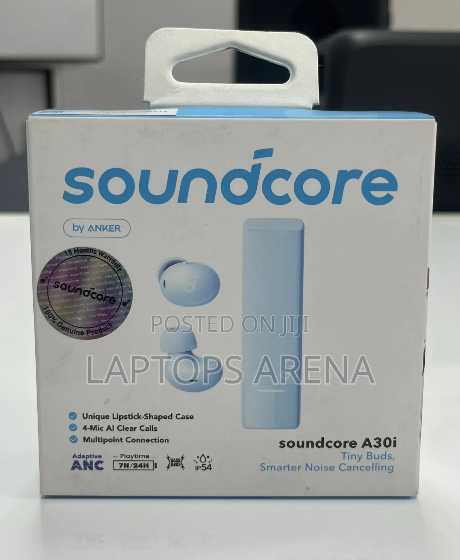 Soundcore by Anker A30i Active Noise Cancellation Earbuds-Blue