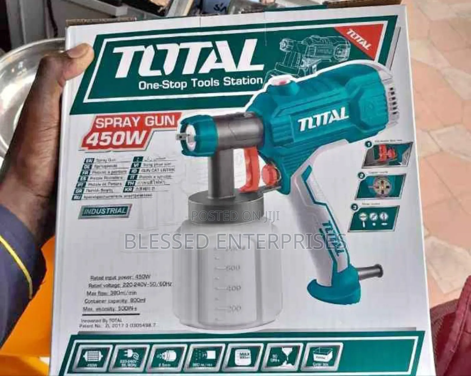 Industrial Total 450 Watts Spray Gun Machine/Total Spray Gun