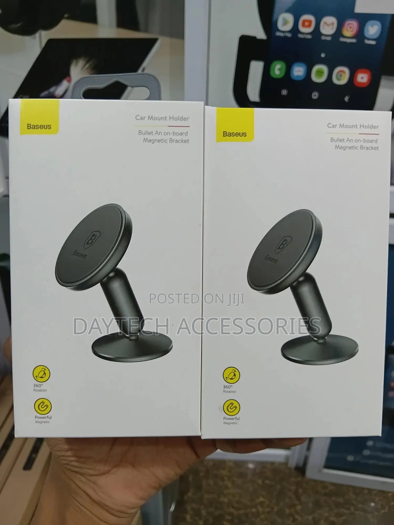 Baseus Bullet an on-Board Magnetic Car Phone Mount Holder Bracket