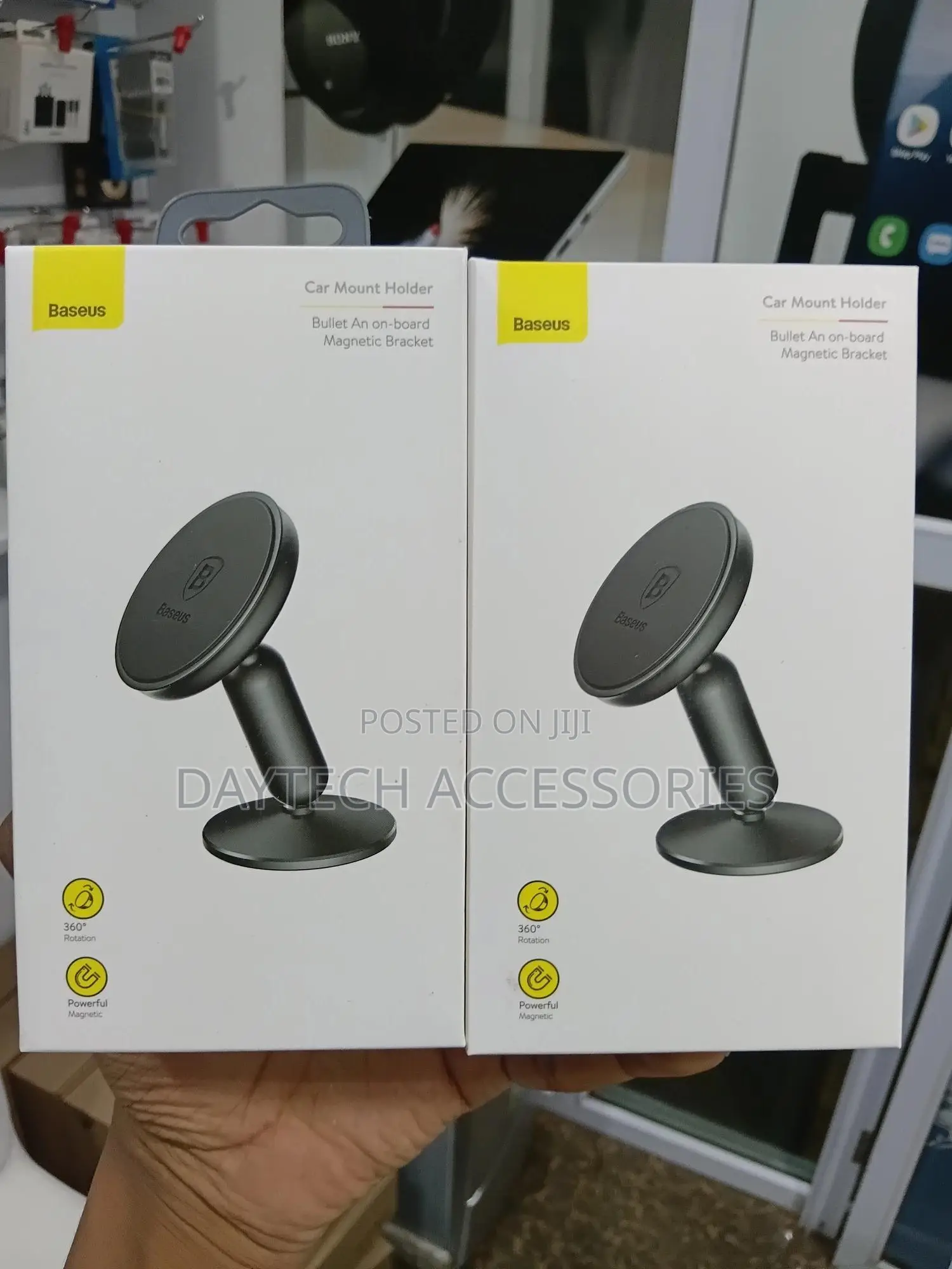 Baseus Bullet an on-Board Magnetic Car Phone Mount Holder Bracket