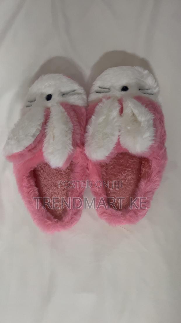 Plush Bunny Slippers - thumbnail 2
