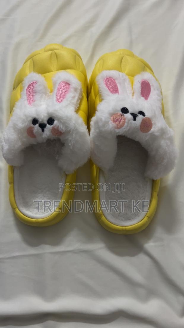 Plush Bunny Slippers - thumbnail 3