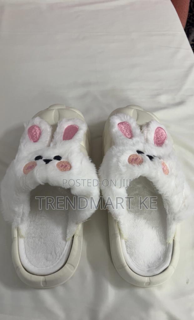 Plush Bunny Slippers - thumbnail 5