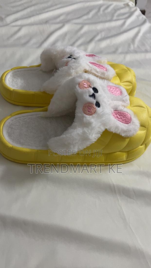 Plush Bunny Slippers - thumbnail 4