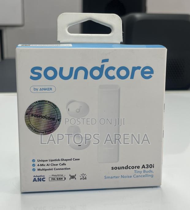 Soundcore by Anker A30i Active Noise Cancellation Earbuds-White - thumbnail 2