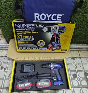 Rechargeable Royce Brushless Drill/Brand New Cordless Brushless Drill