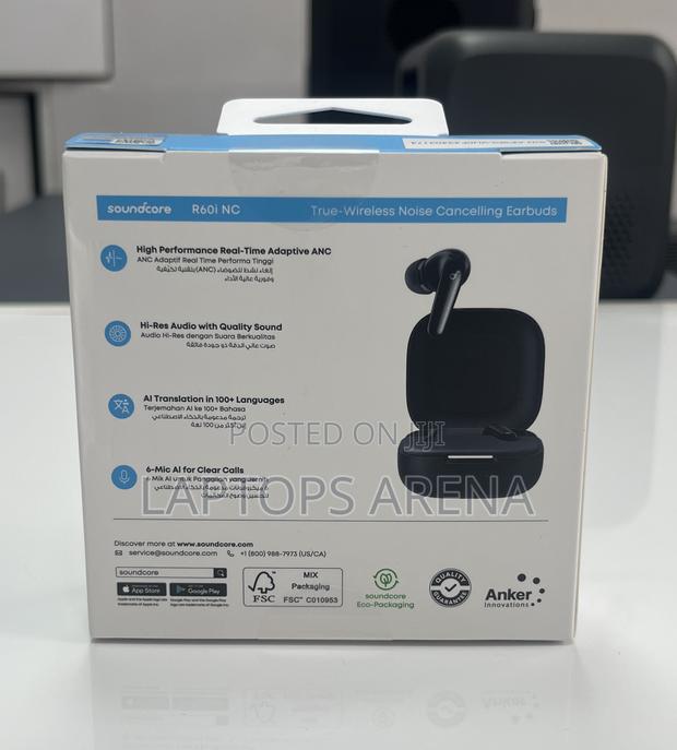 Anker Soundcore R60i Nc Wireless Earbuds-Black - thumbnail 2