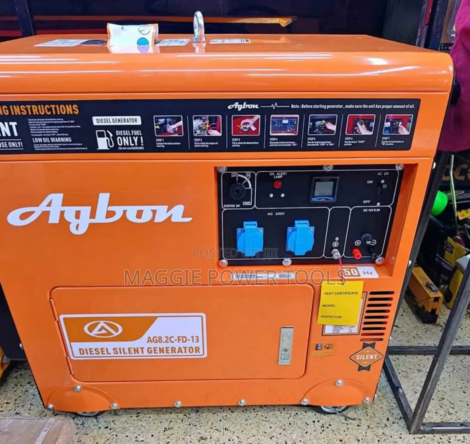 Agbon Silent Diesel Generator Heavy Duty 10kva/Diesel Silent Generator