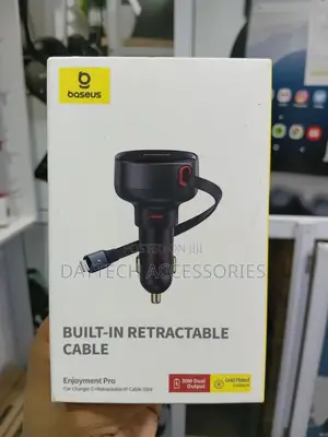Baseus Car Charger Enjoyment Pro With Cable Usb-C, 60w (Black)