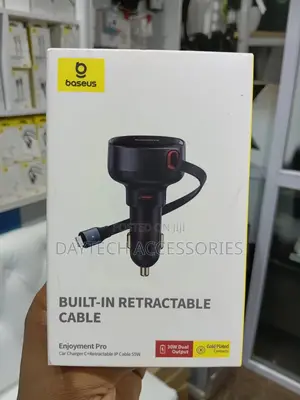 Baseus Enjoyment Pro Retractable Usb-C Car Charger 60w