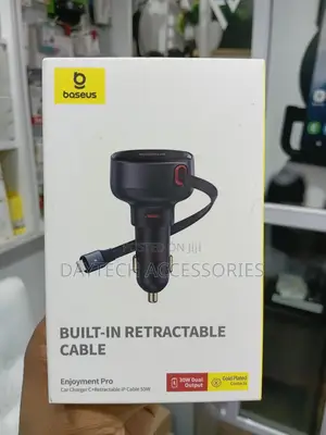 Baseus Enjoyment Pro Retractable Usb-C Car Charger 60w