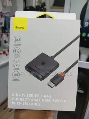 This Is a Baseus Airjoy Series 2-in-1 Bidirectional Hdmi Switch.