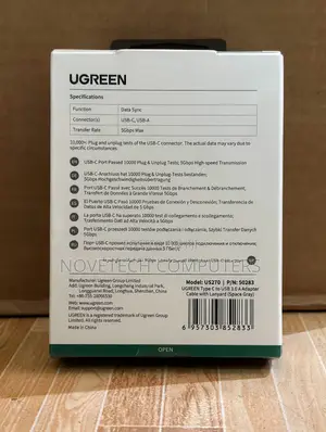Ugreen Us270 Usb-C to Usb-a 3.0 Adapter(Space Gray)