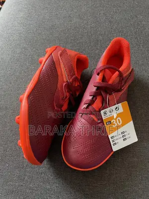 Kids' Rip-Tab Firm Ground Football Boots Size Eu 30