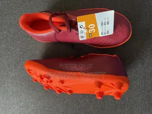 Kids' Rip-Tab Firm Ground Football Boots Size Eu 30