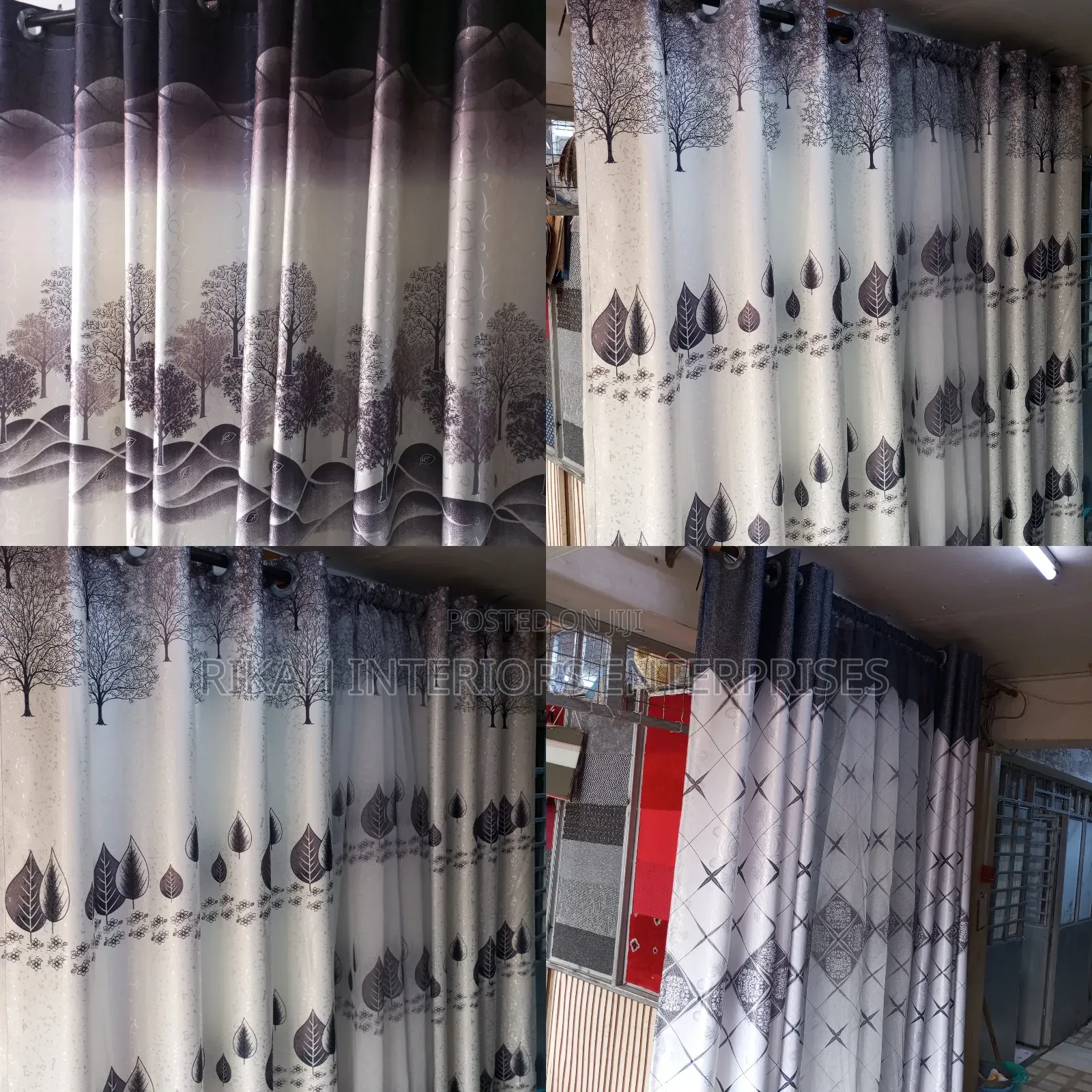 Matching Floral Curtains With the Sheers Matching