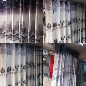 Matching Floral Curtains With the Sheers Matching