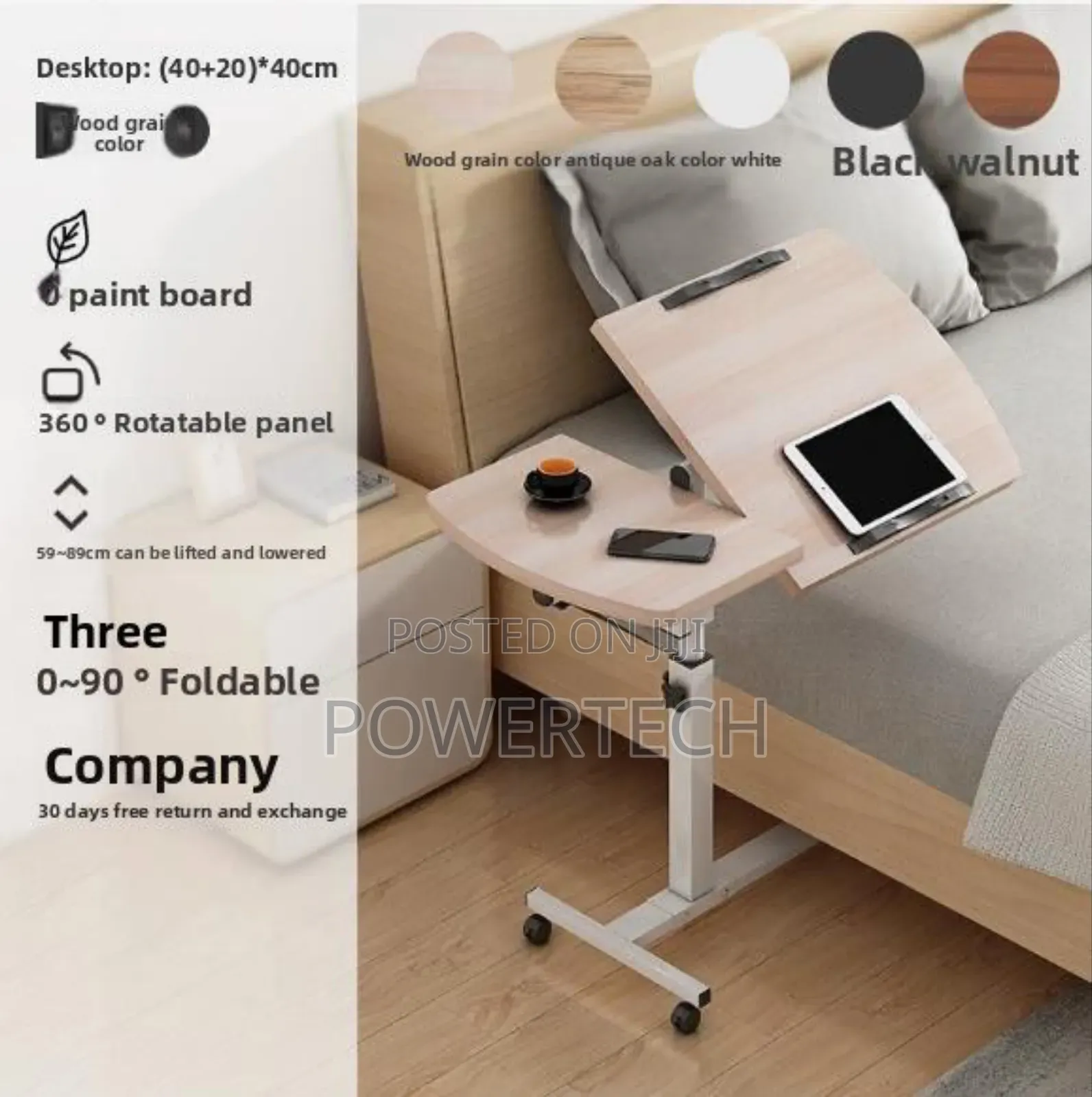 Adjustable Laptop Desk With Wheels