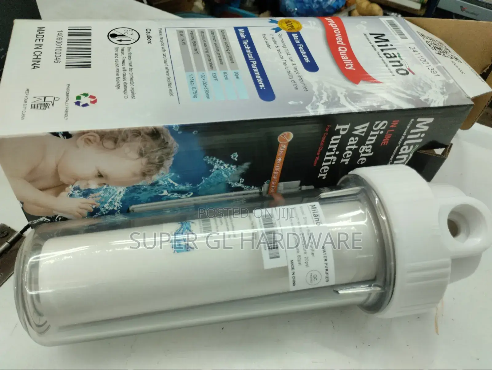 Milano Single Water Purifier