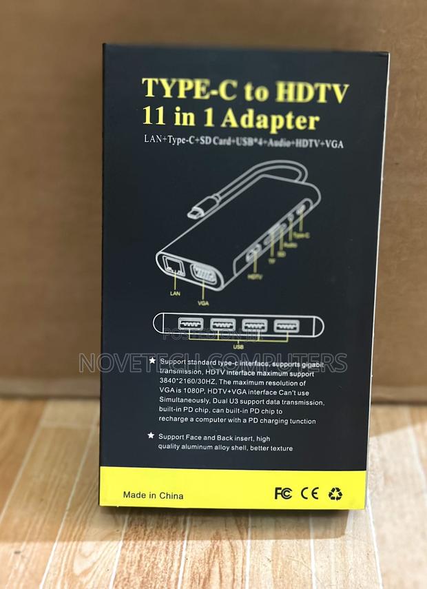 Usb C Hub, Usb C Adapter 11 in 1 Dongle With Hdmi, Type-C Pd - thumbnail 2
