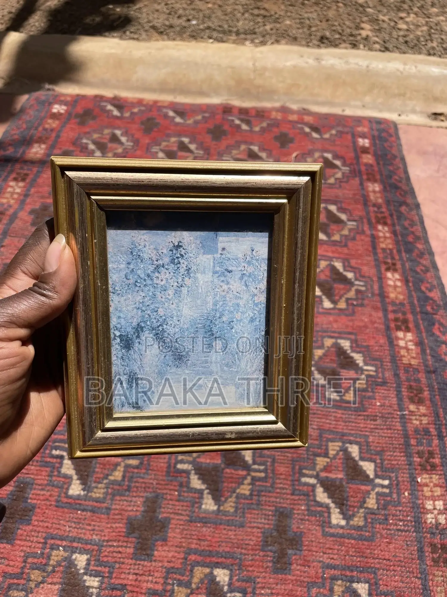 "The Artist's Garden at Vetheuil" Framed Print -6.5’ by 5.5’