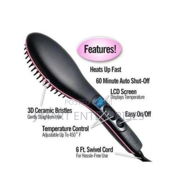 Simply Straight Hair Straightening Brush Comb Electric - thumbnail 2