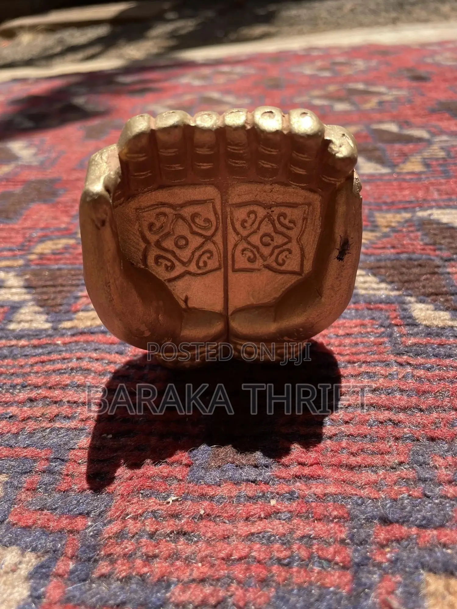 Ten Thousand Villages Sharing Light Candleholder(Terracotta)