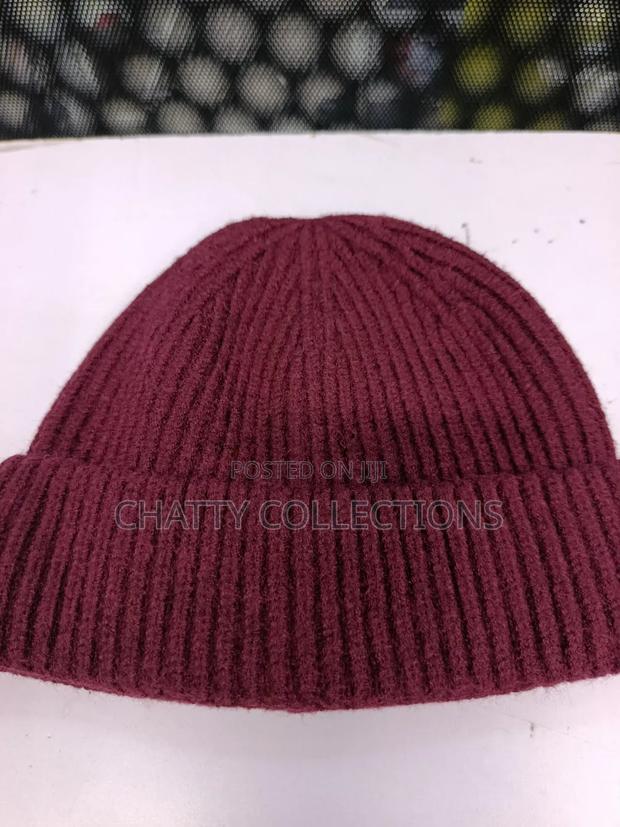 Maroon Top Quality Unisex Beanie Hats for Adults and Kids - main view