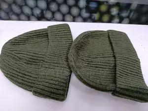 Plain Jungle Green Top Quality Unisex Beanie Hats for Adults and Kids