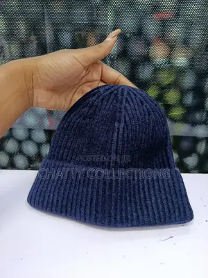 Plain Navy Blue Top Quality Unisex Beanie Hats for Adults and Kids